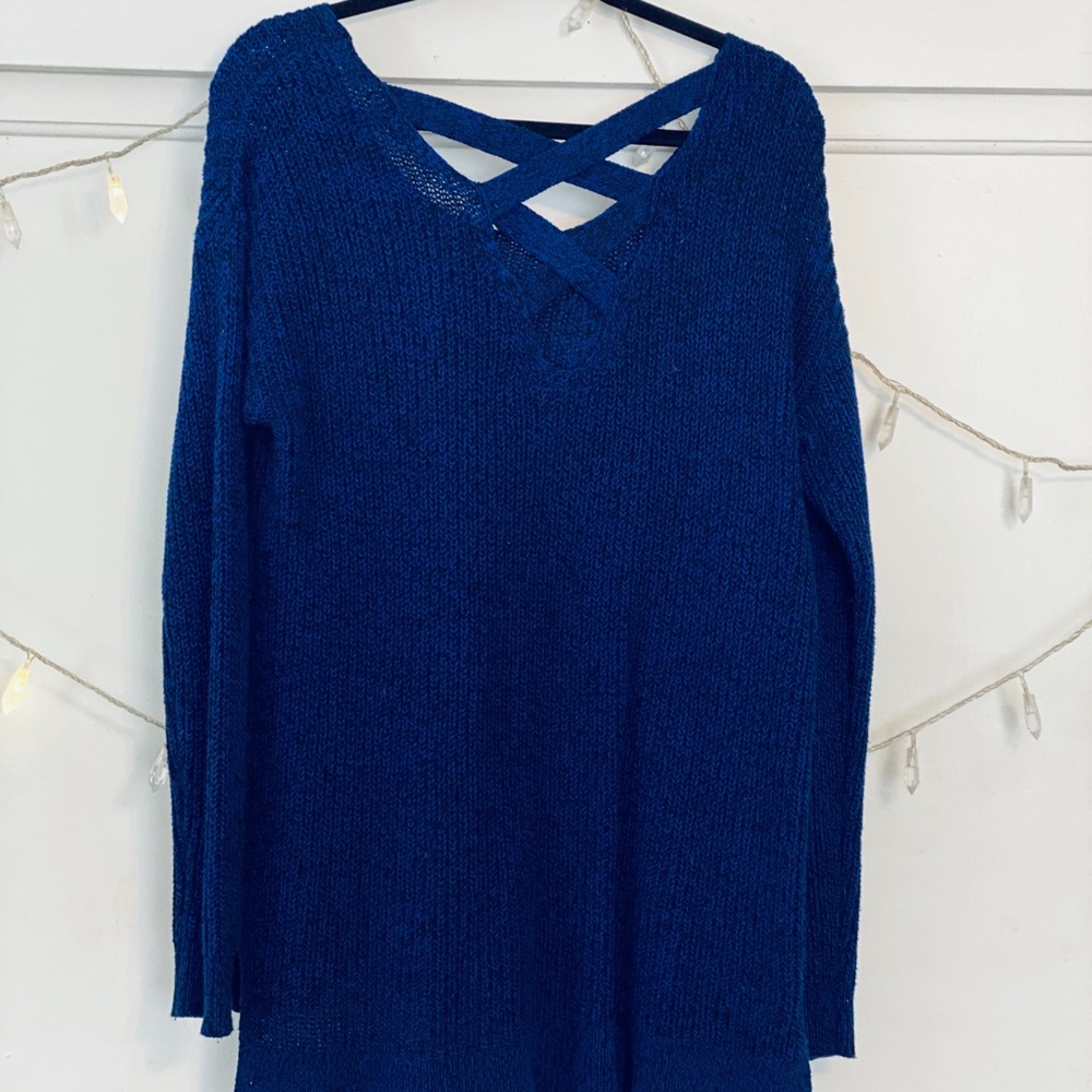 Cross Cross Back Sweater